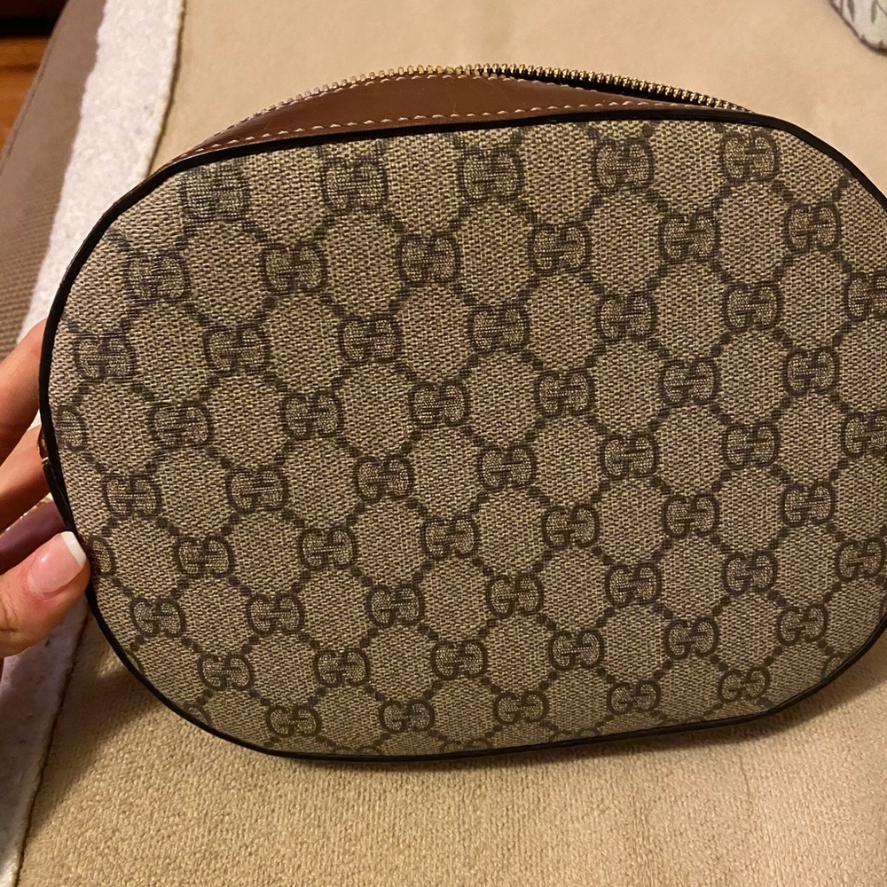 Gucci supreme canvas mini bag